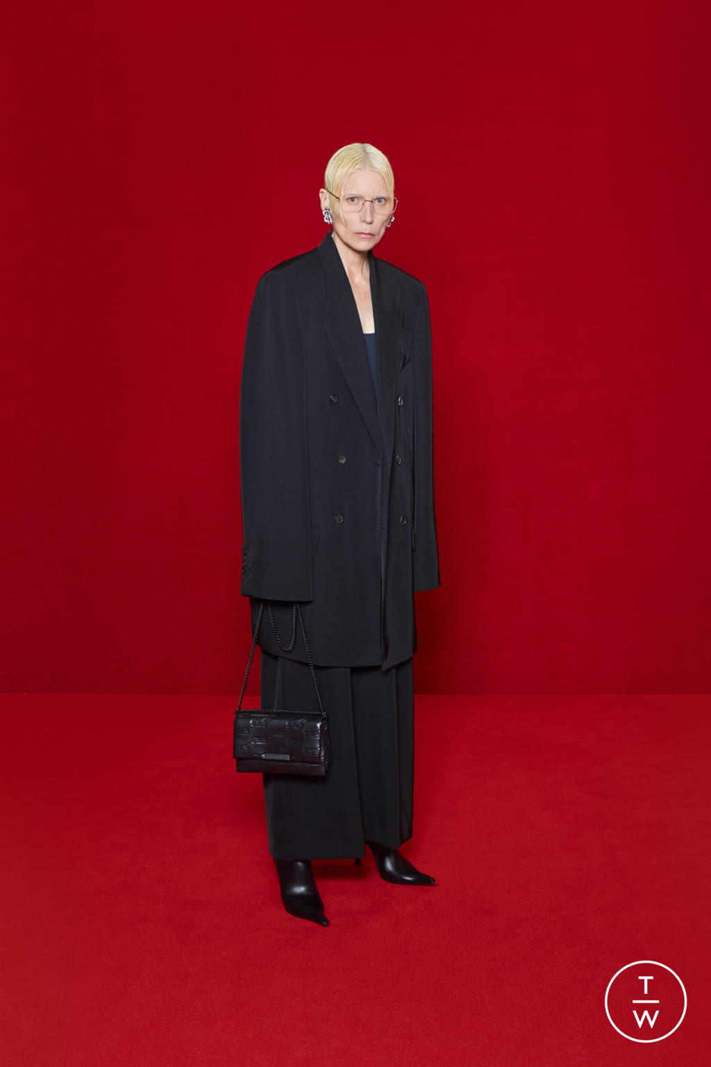 Fashion Week Paris Spring/Summer 2022 look 18 de la collection Balenciaga womenswear