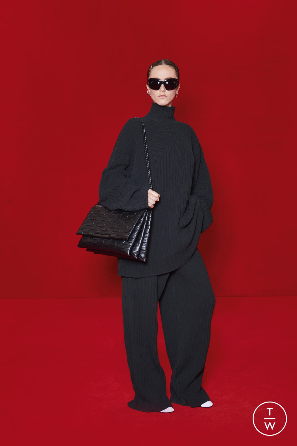 Fashion Week Paris Spring/Summer 2022 look 20 de la collection Balenciaga womenswear