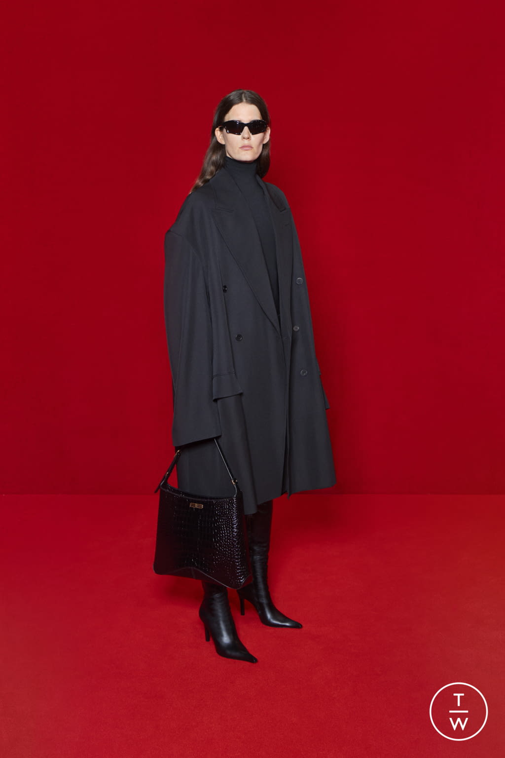 Fashion Week Paris Spring/Summer 2022 look 24 de la collection Balenciaga womenswear