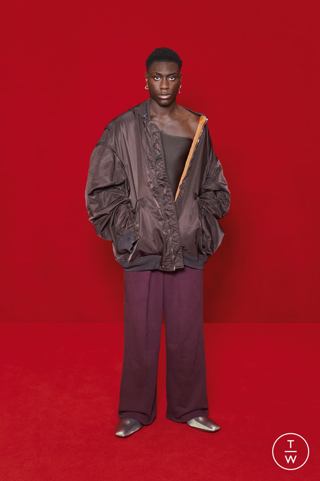Fashion Week Paris Spring/Summer 2022 look 46 from the Balenciaga collection 女装