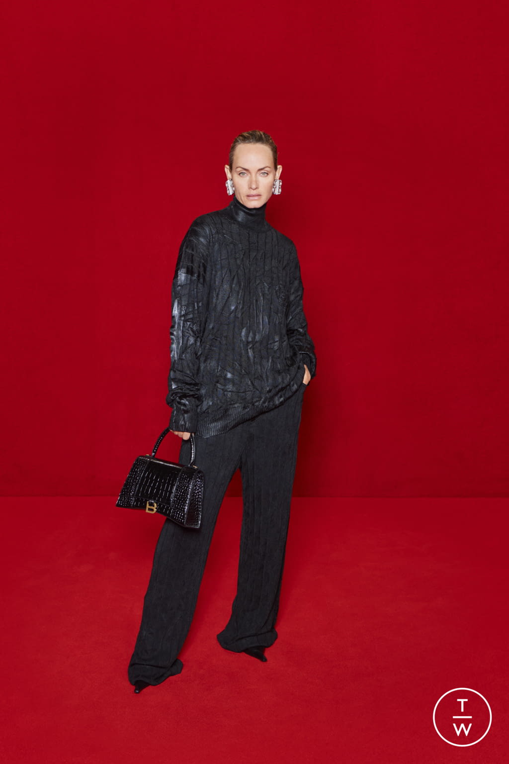 Fashion Week Paris Spring/Summer 2022 look 9 de la collection Balenciaga womenswear