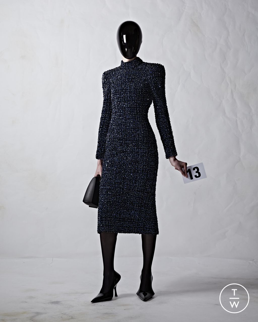 Fashion Week Paris Fall/Winter 2022 look 13 from the Balenciaga collection 高级定制