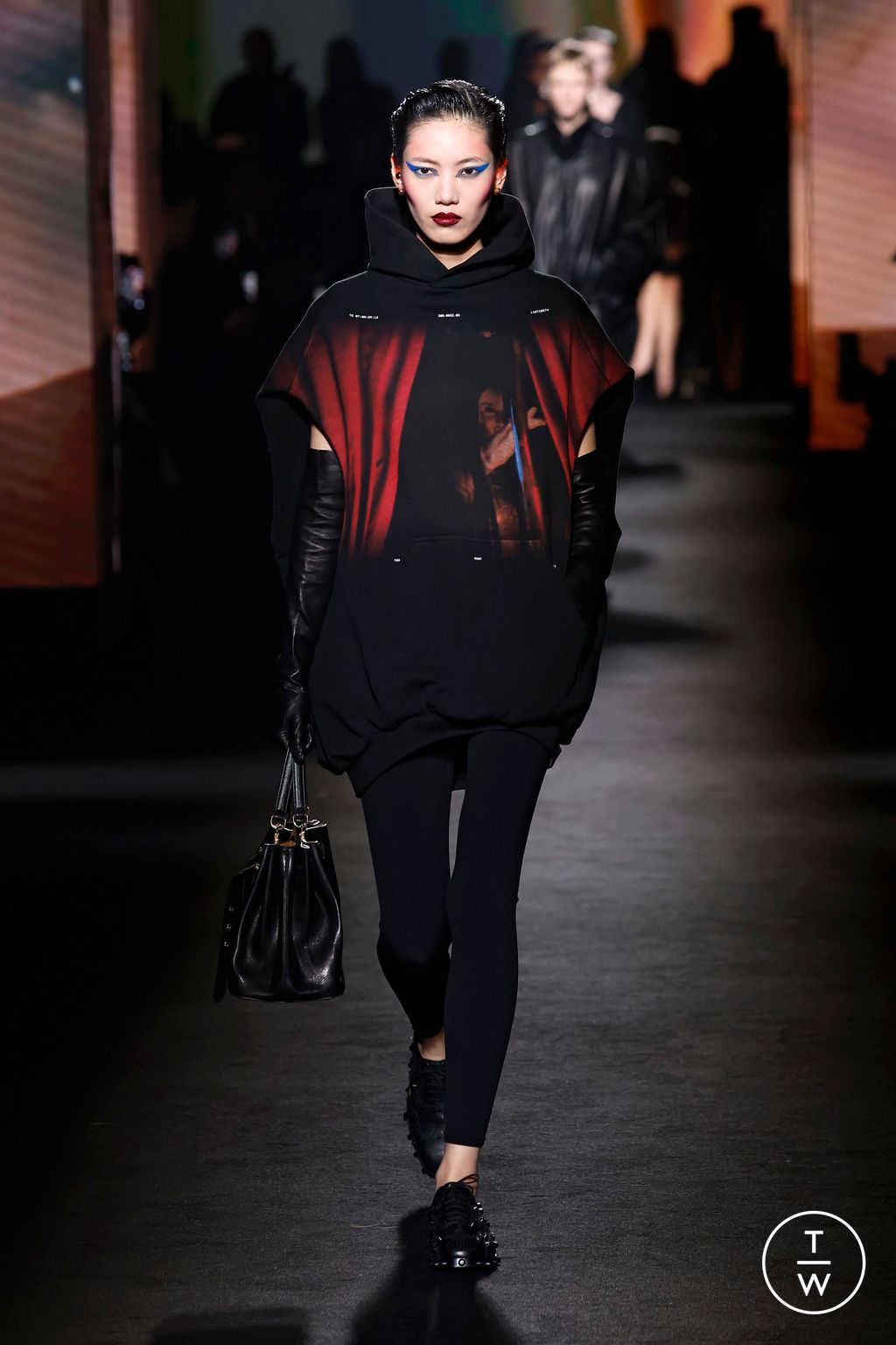 Fashion Week Paris Fall/Winter 2026 look 8 from the Balenciaga collection womenswear