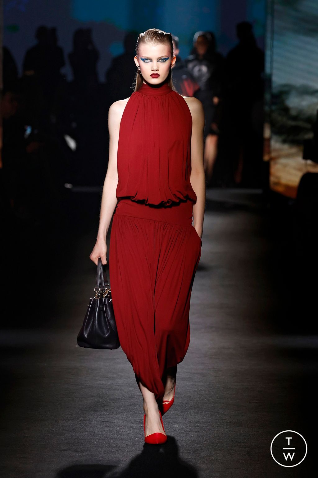 Fashion Week Paris Fall/Winter 2026 look 14 from the Balenciaga collection womenswear