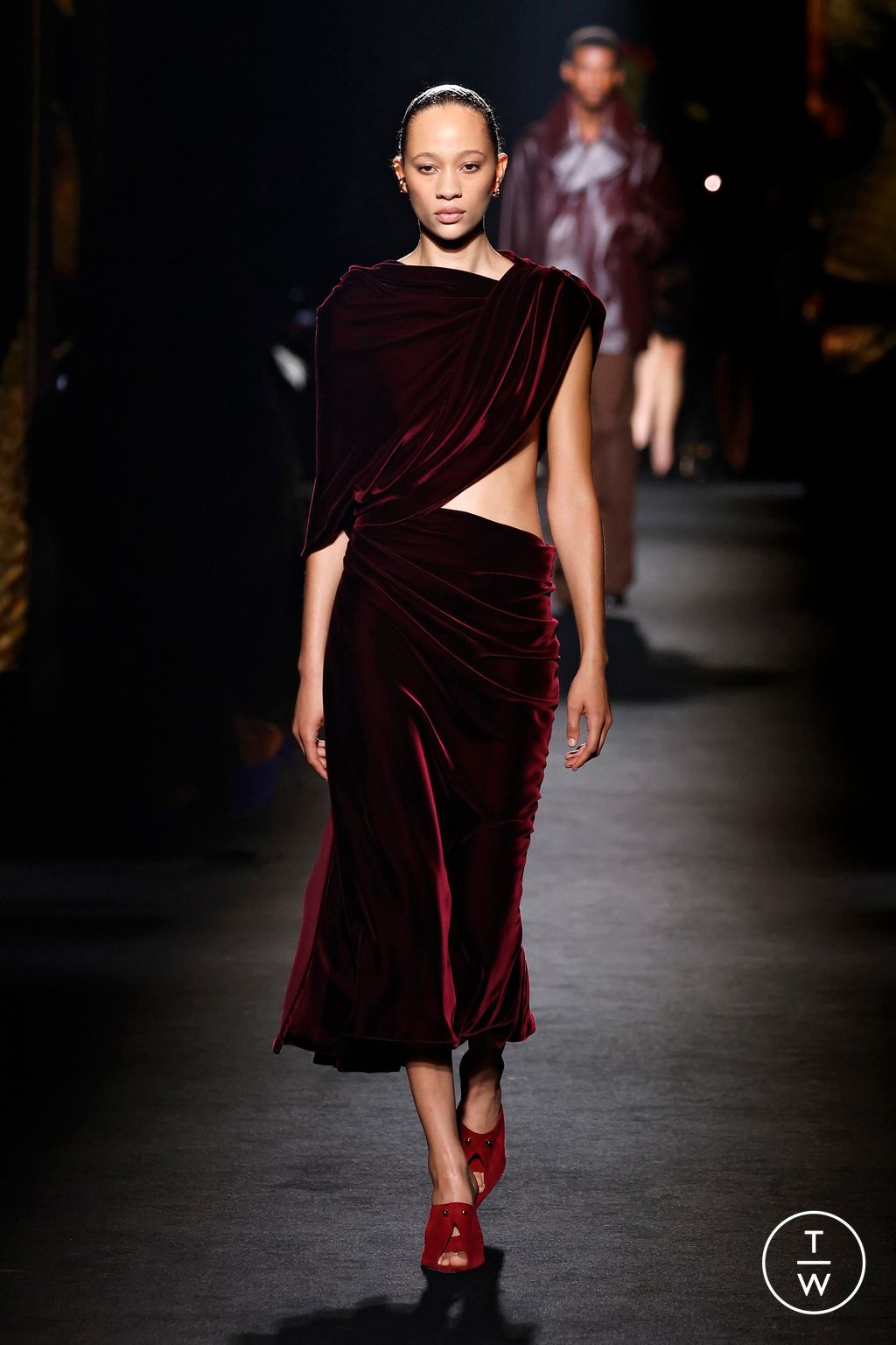 Fashion Week Paris Fall/Winter 2026 look 18 from the Balenciaga collection womenswear