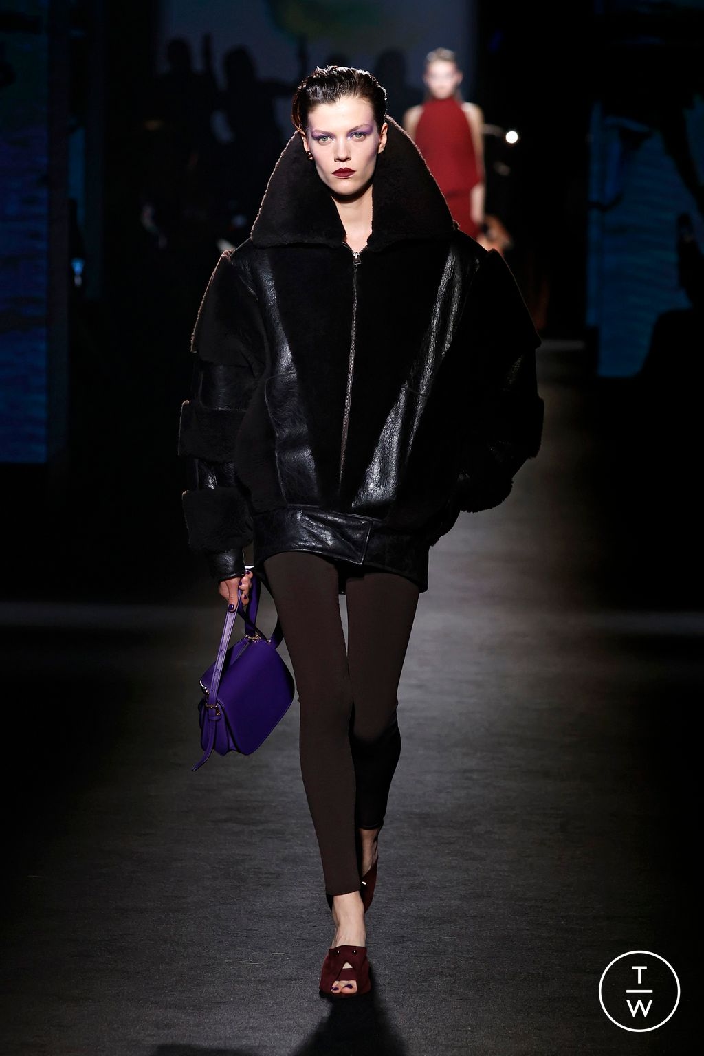 Fashion Week Paris Fall/Winter 2026 look 19 from the Balenciaga collection womenswear