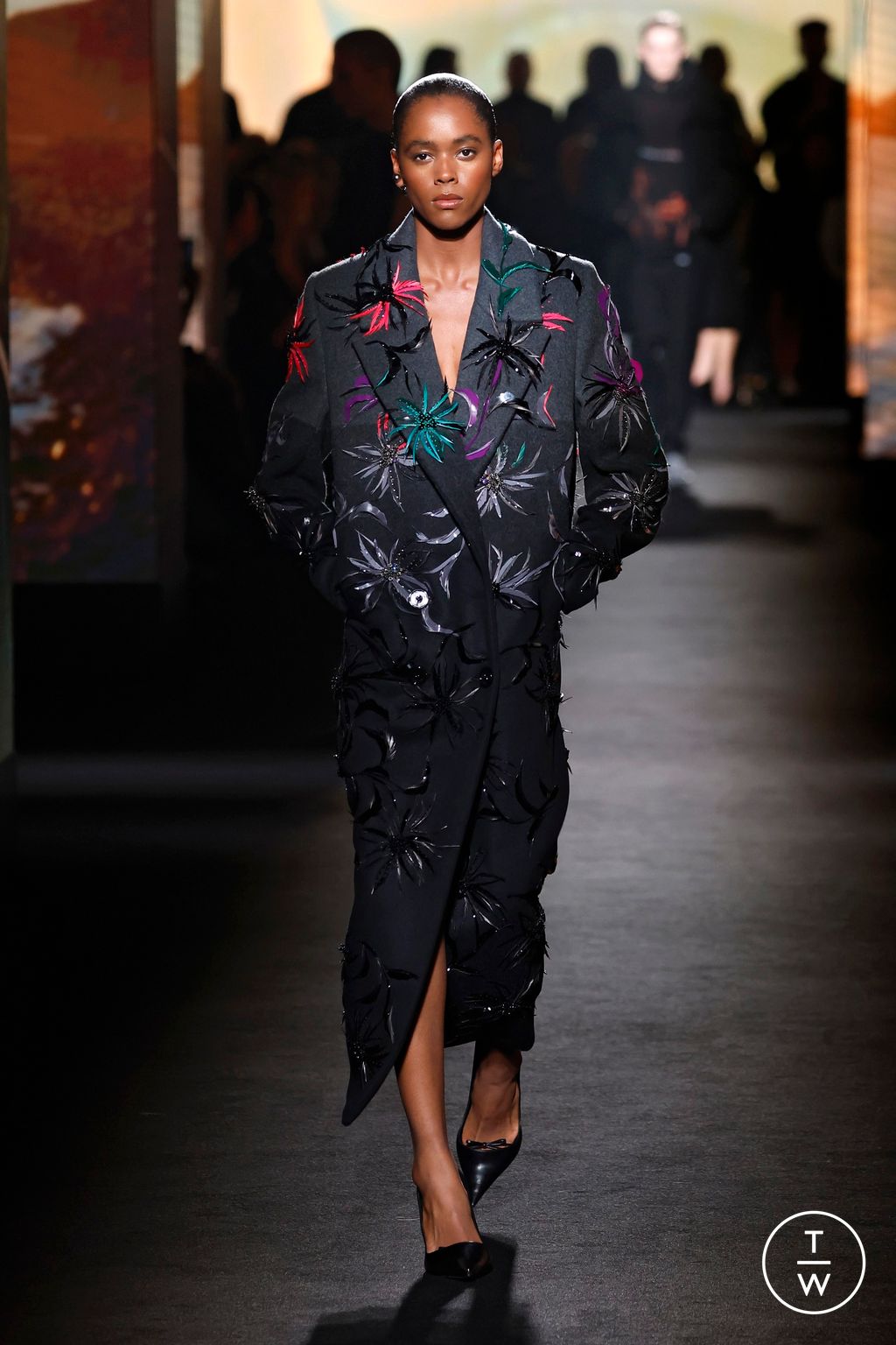 Fashion Week Paris Fall/Winter 2026 look 31 de la collection Balenciaga womenswear