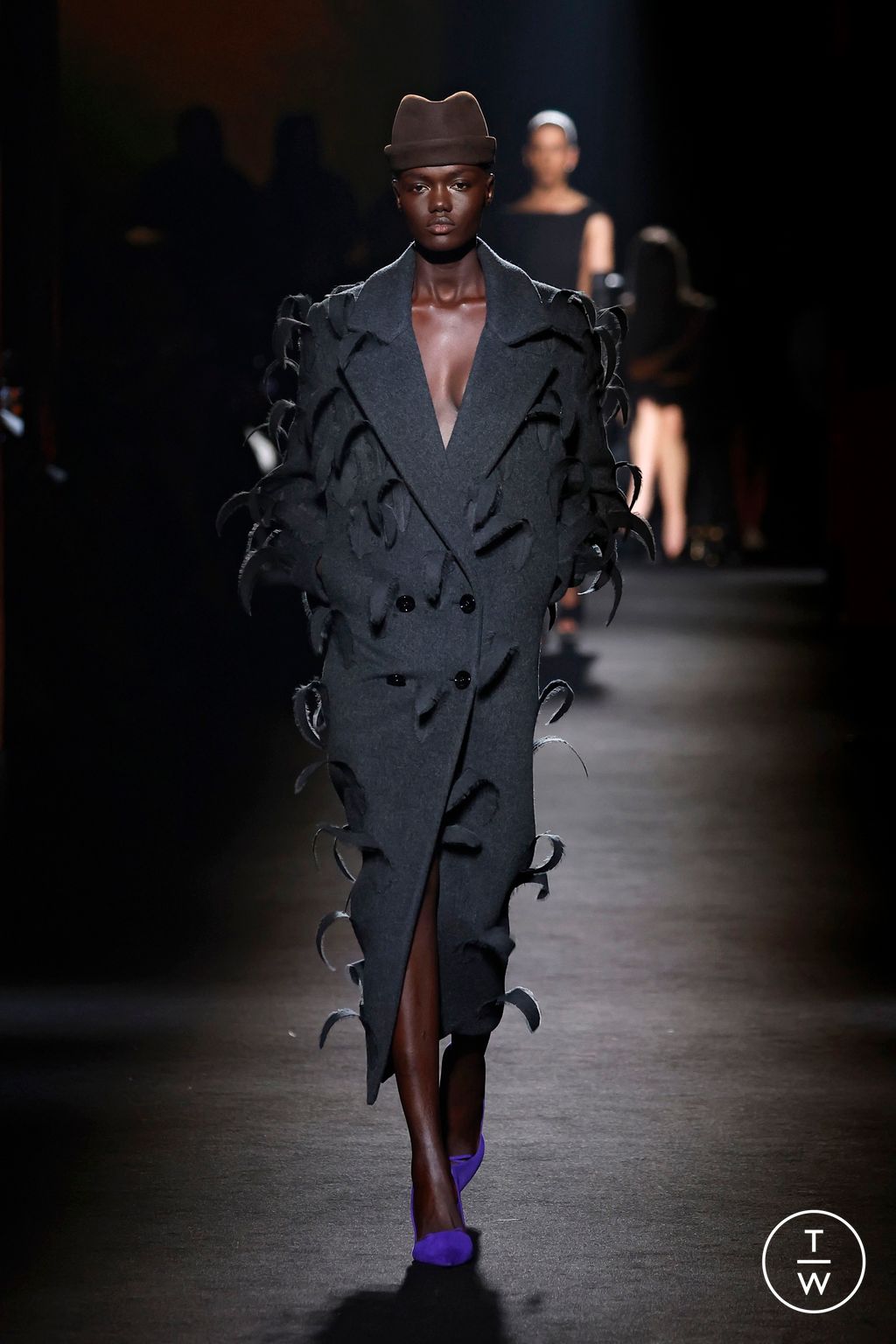 Fashion Week Paris Fall/Winter 2026 look 40 from the Balenciaga collection womenswear