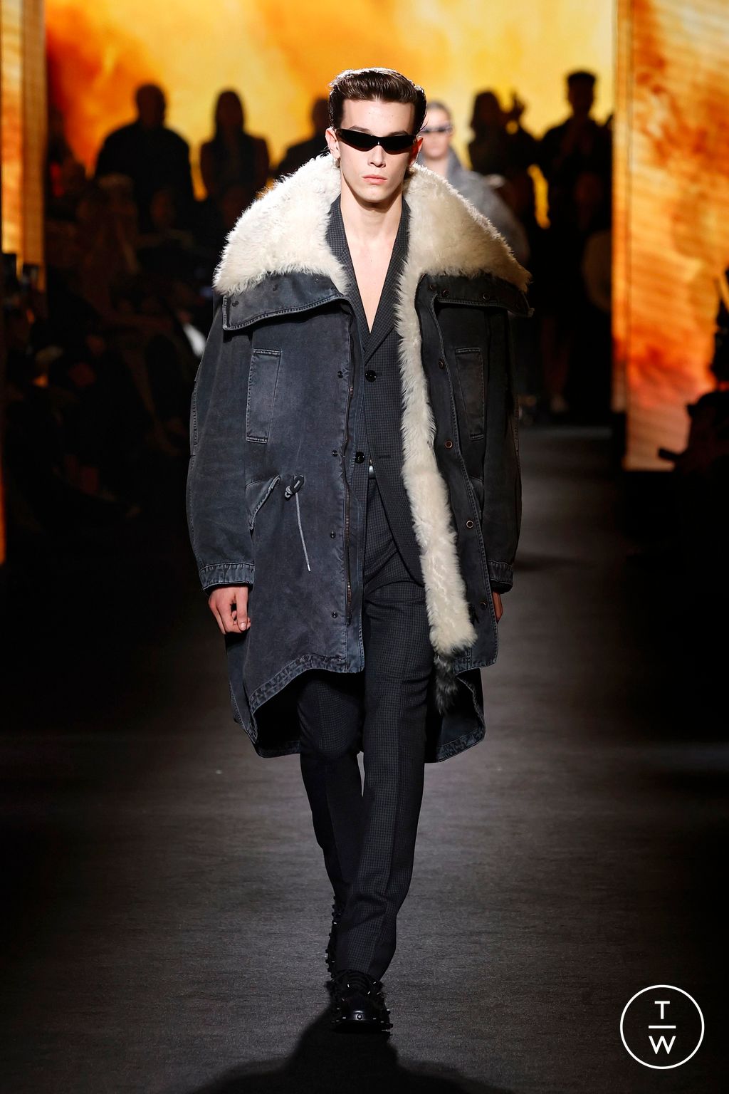 Fashion Week Paris Fall/Winter 2026 look 41 de la collection Balenciaga womenswear