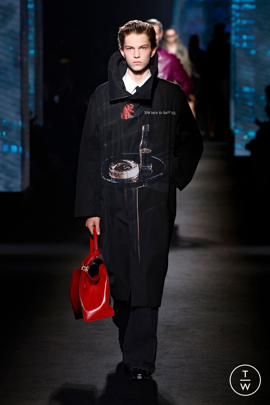 Fashion Week Paris Fall/Winter 2026 look 60 de la collection Balenciaga womenswear