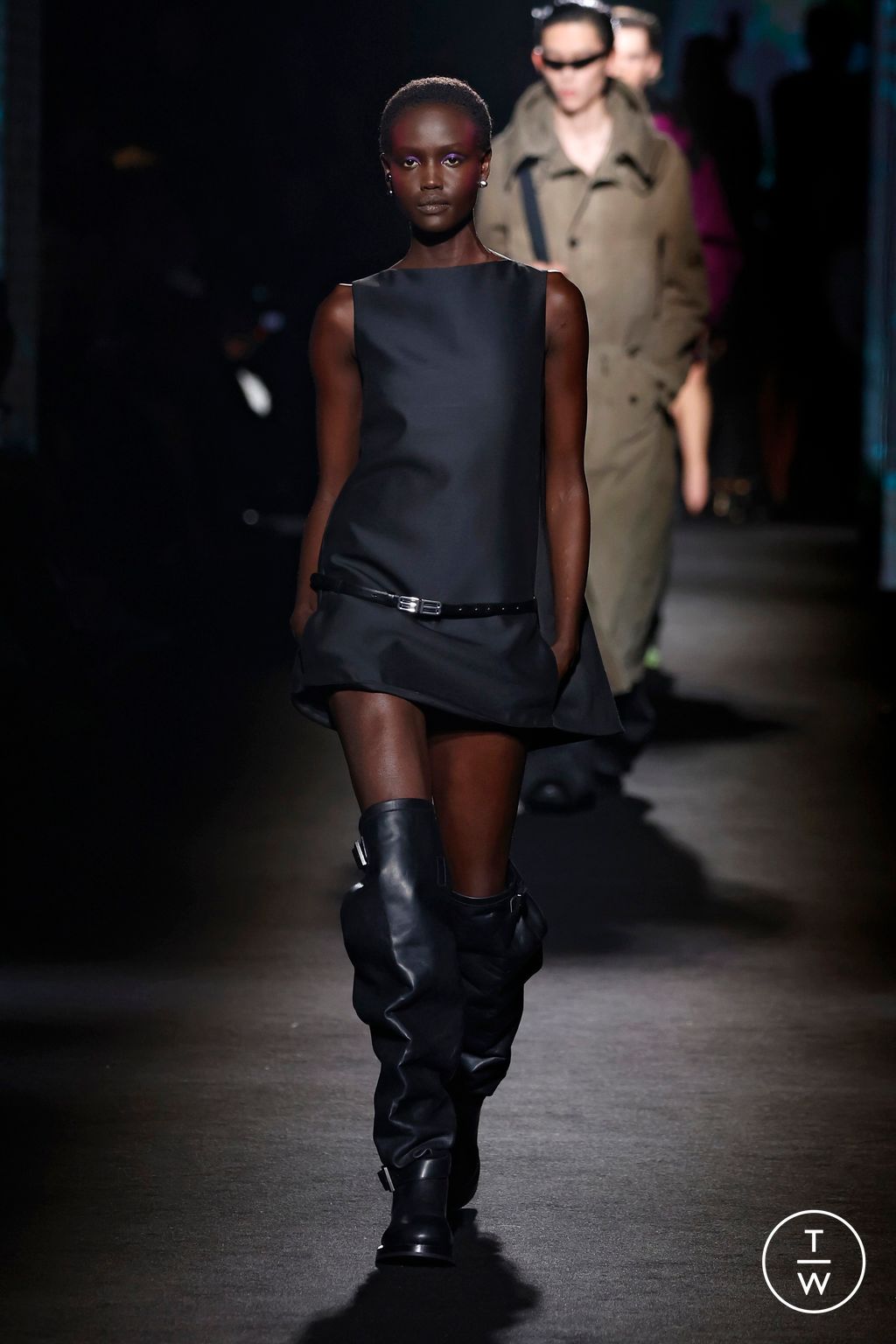 Fashion Week Paris Fall/Winter 2026 look 61 de la collection Balenciaga womenswear