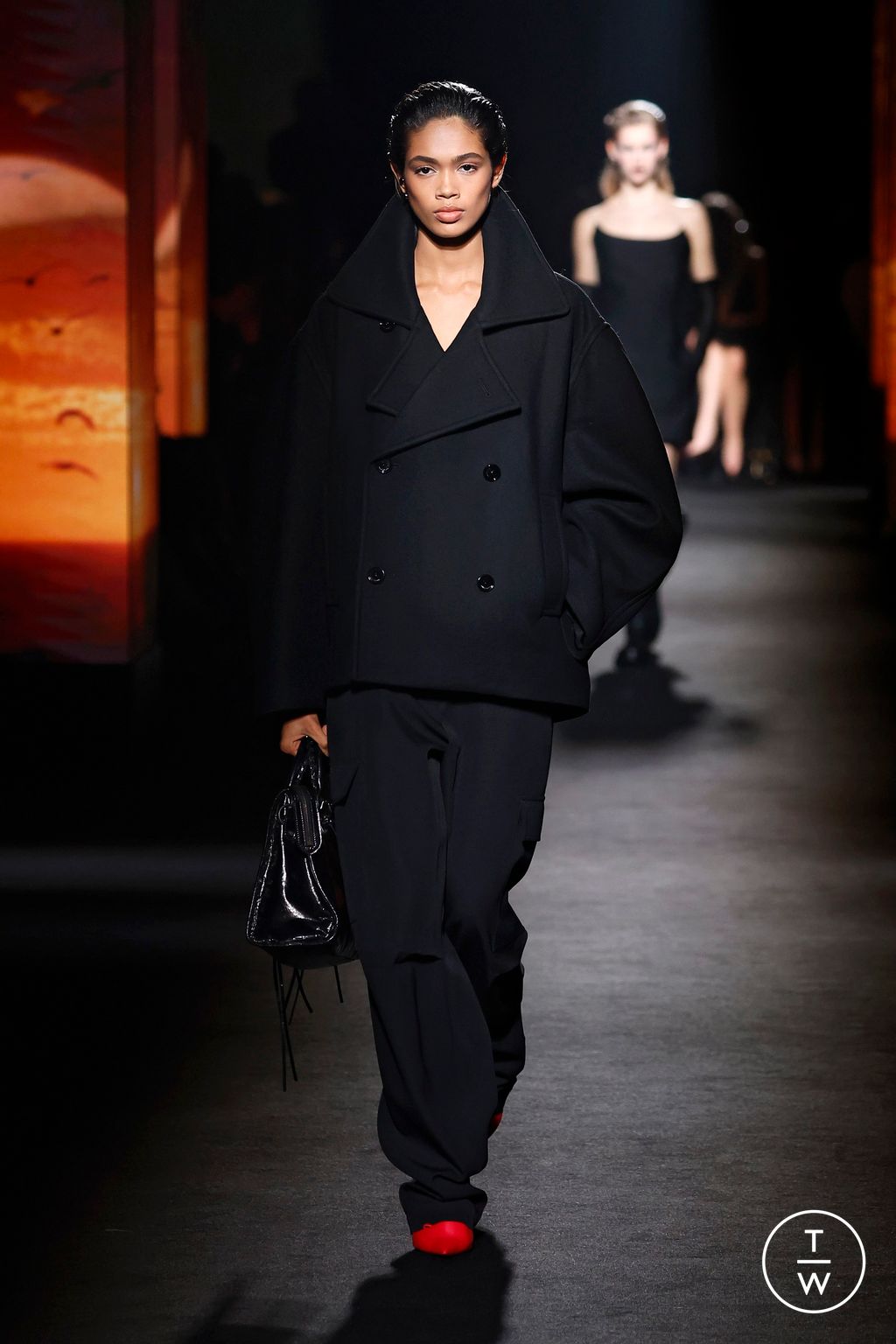 Fashion Week Paris Fall/Winter 2026 look 70 from the Balenciaga collection womenswear