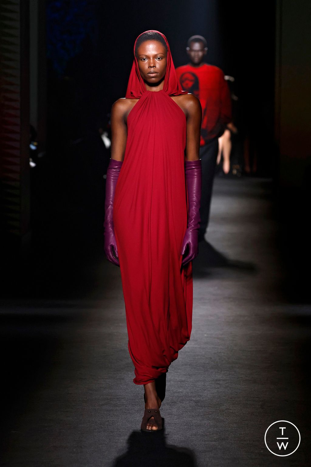 Fashion Week Paris Fall/Winter 2026 look 77 from the Balenciaga collection womenswear