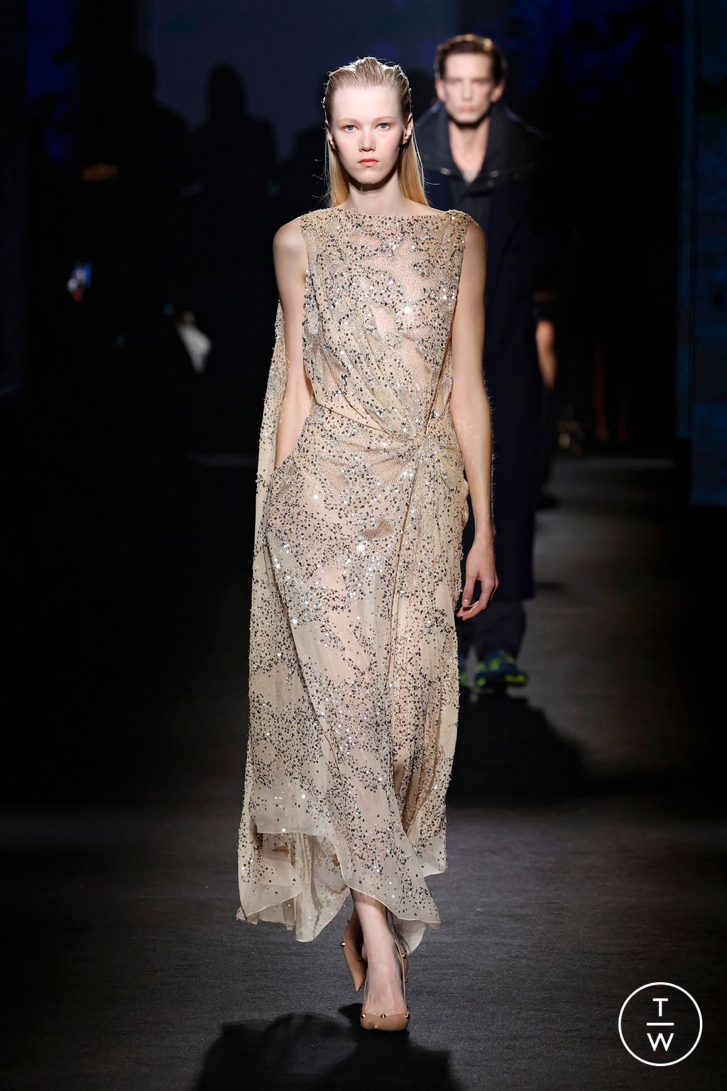 Fashion Week Paris Fall/Winter 2026 look 80 de la collection Balenciaga womenswear