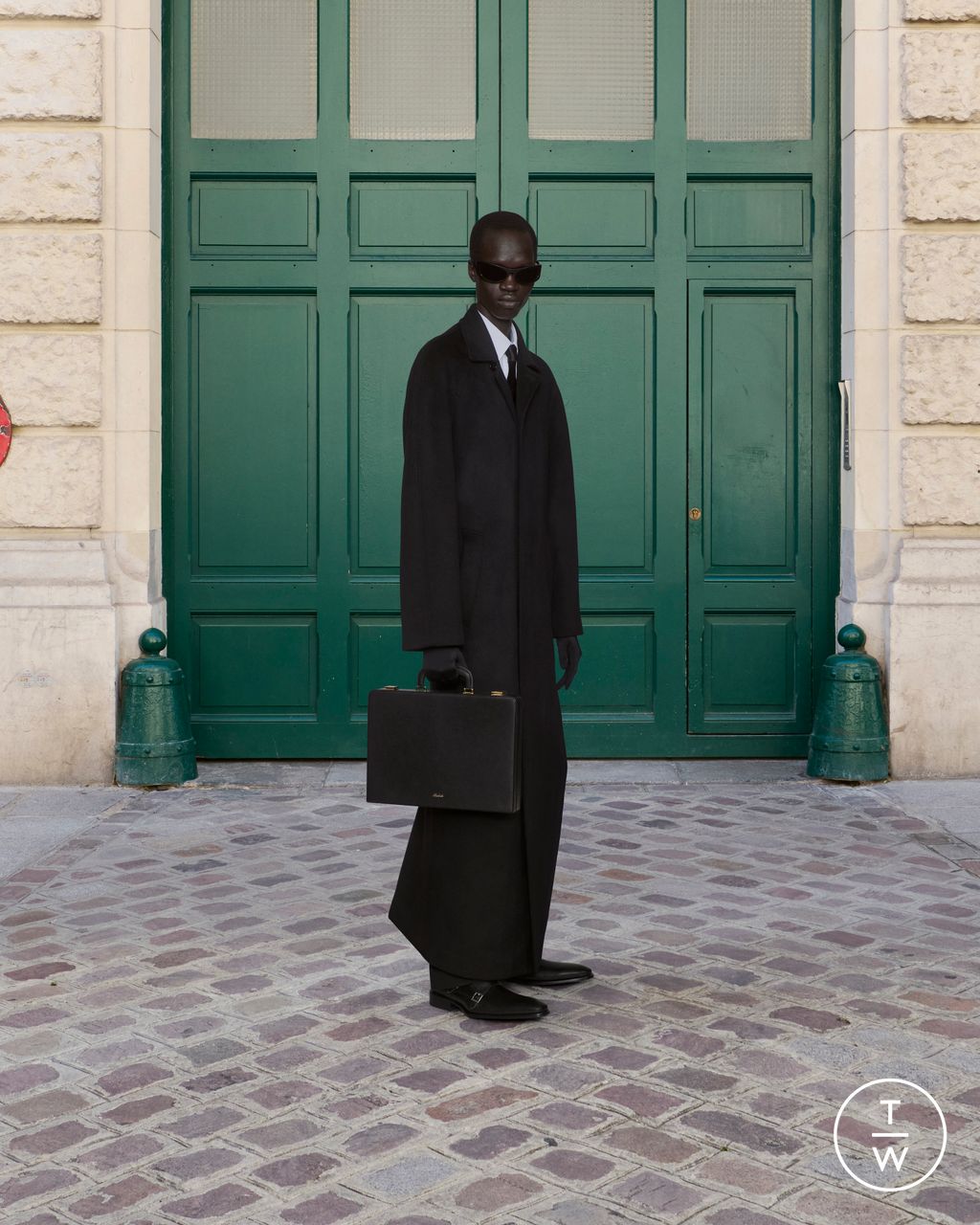 Fashion Week Paris Fall/Winter 2025 look 20 de la collection Balenciaga couture