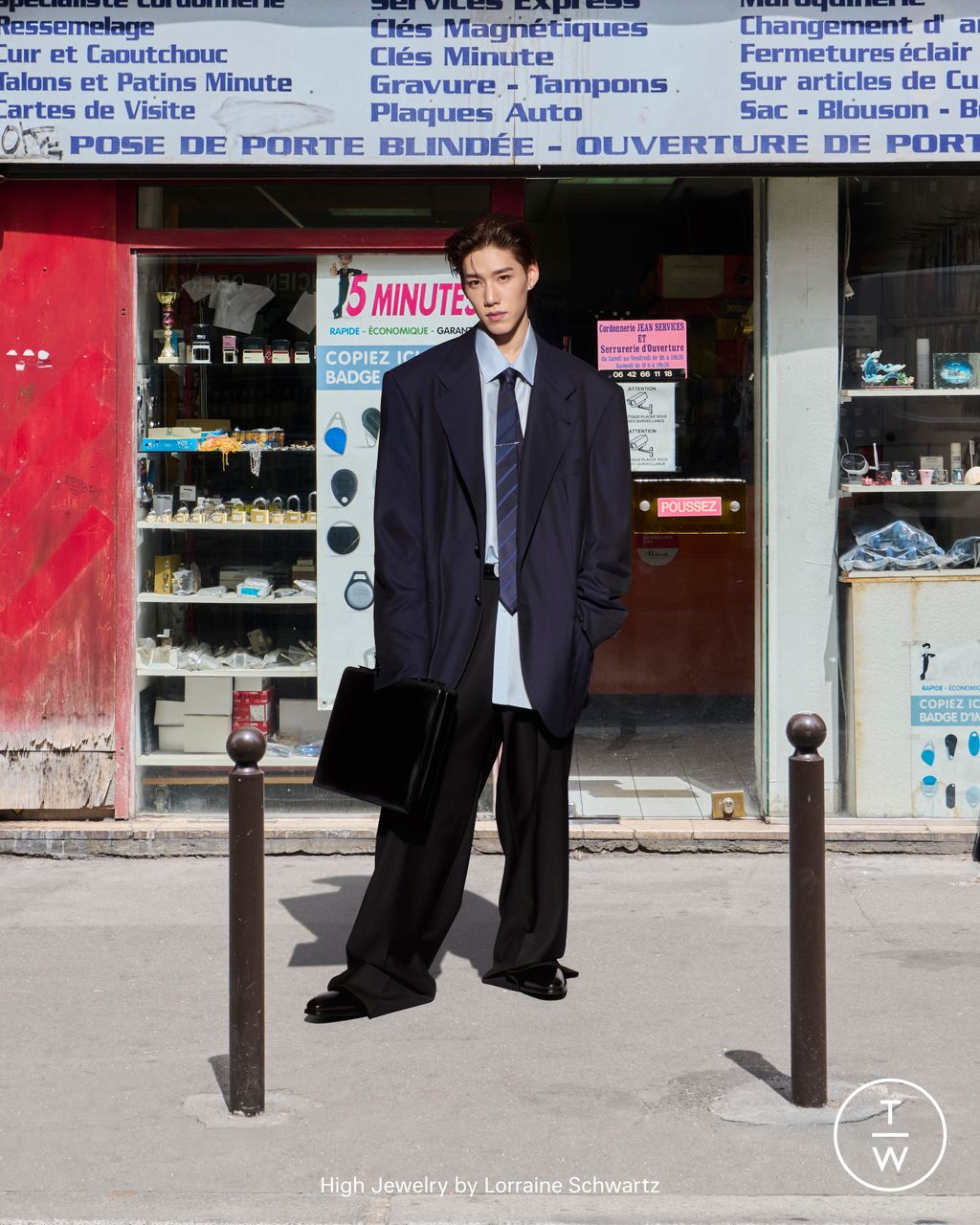 Fashion Week Paris Fall/Winter 2025 look 24 de la collection Balenciaga couture