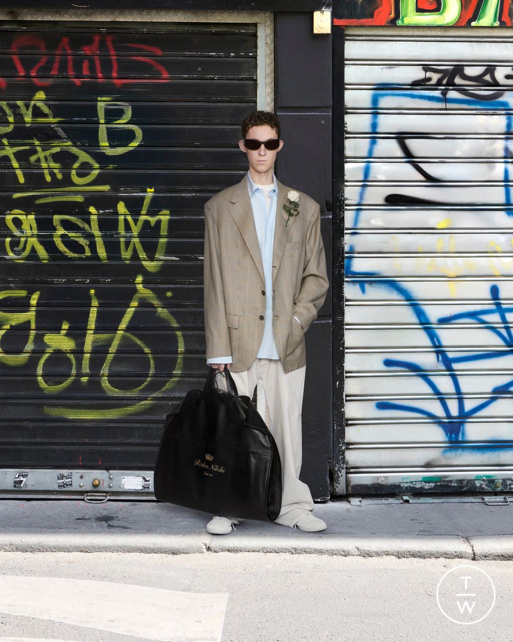 Fashion Week Paris Fall/Winter 2025 look 25 de la collection Balenciaga couture