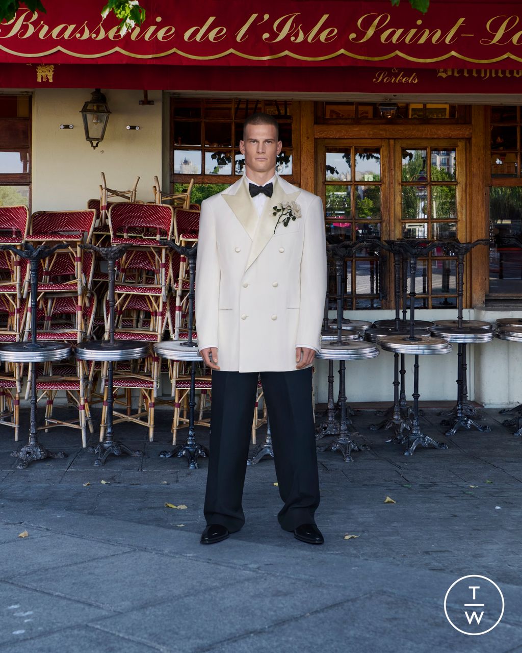 Fashion Week Paris Fall/Winter 2025 look 29 de la collection Balenciaga couture