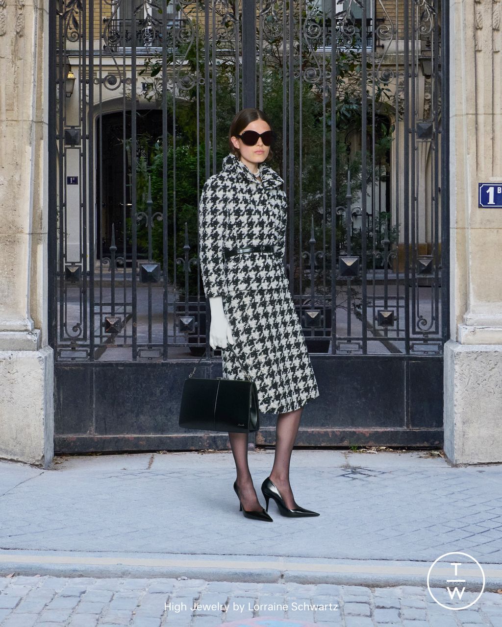 Fashion Week Paris Fall/Winter 2025 look 8 de la collection Balenciaga couture