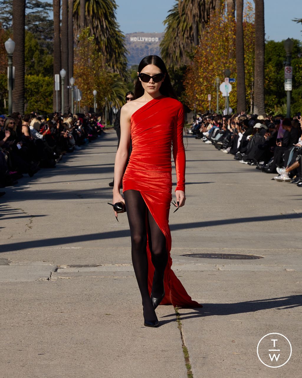 Fashion Week Paris Pre-Fall 2024 look 62 de la collection Balenciaga womenswear
