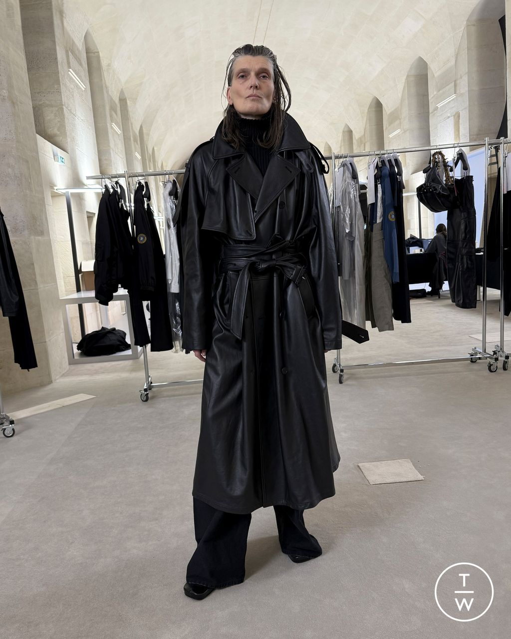 Fashion Week Paris Pre-Fall 2025 look 4 from the Balenciaga collection womenswear