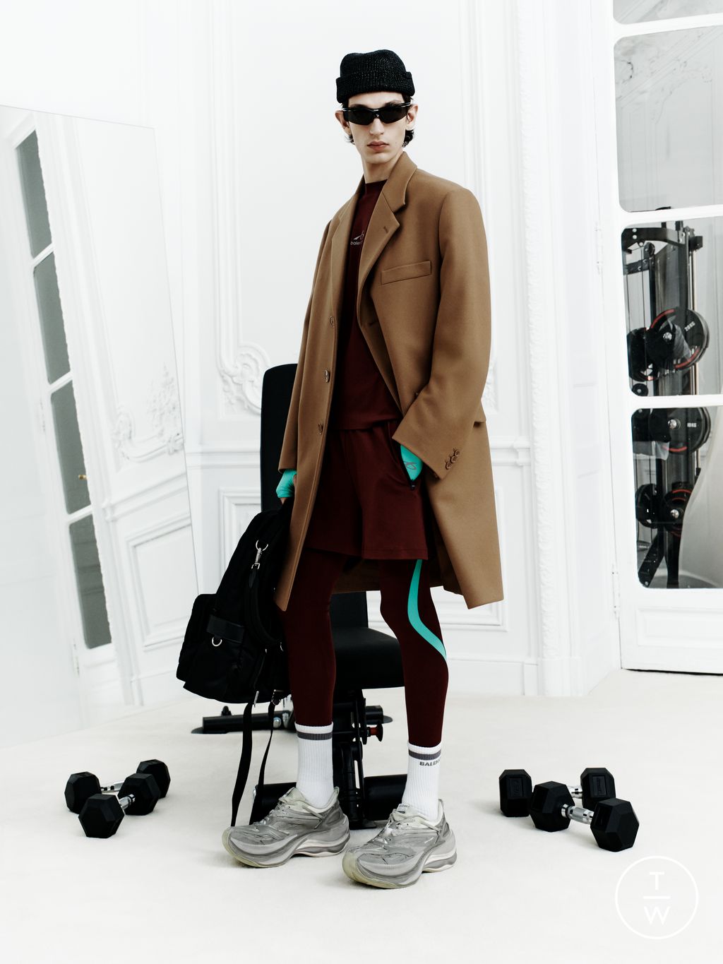Fashion Week Paris Pre-Fall 2026 look 2 from the Balenciaga collection womenswear