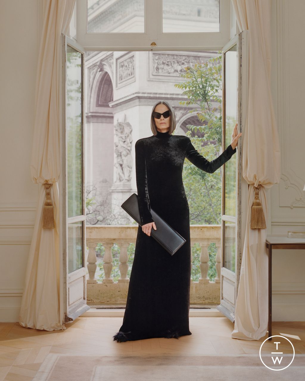 Fashion Week Paris Resort 2024 look 36 de la collection Balenciaga womenswear