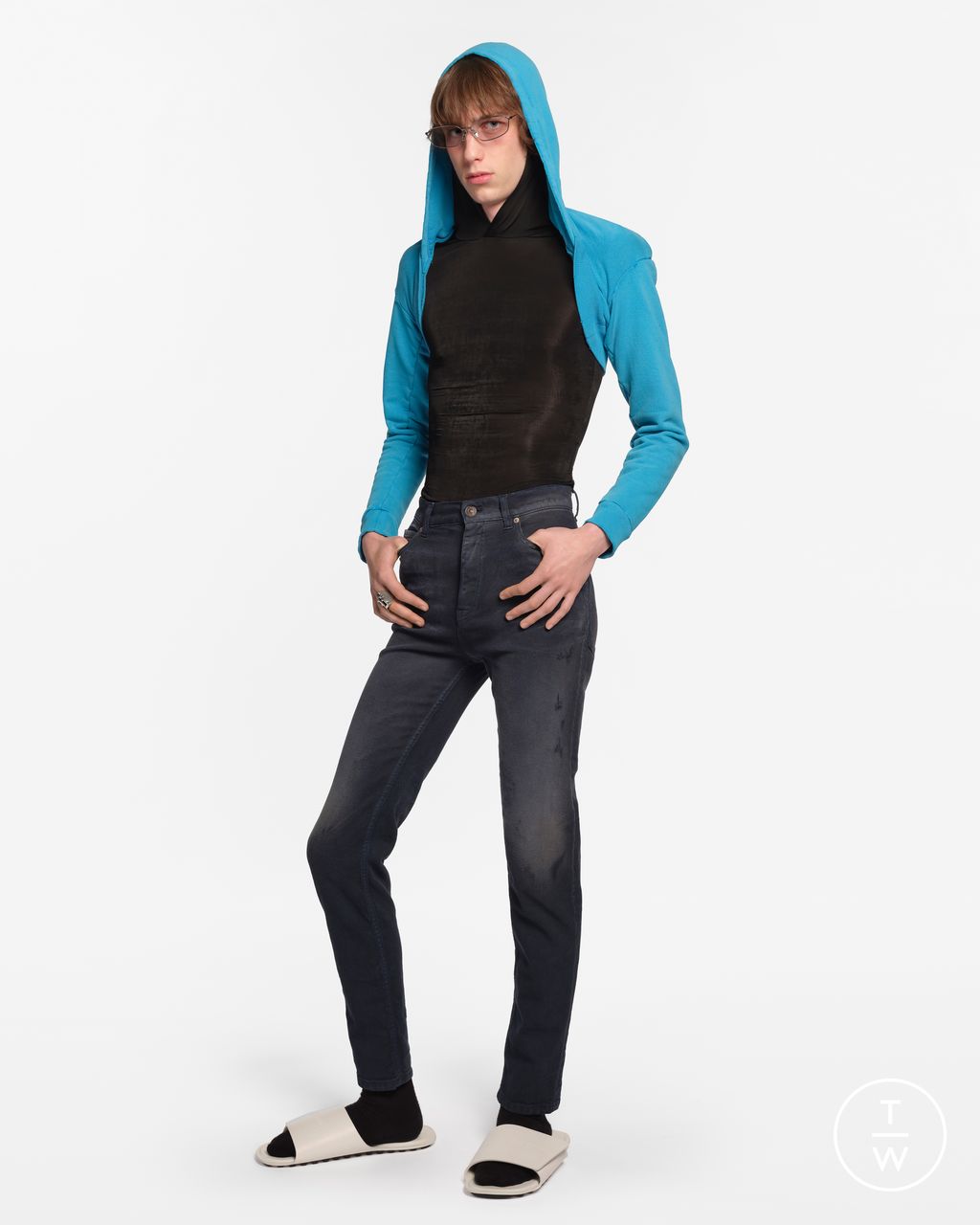 Fashion Week Paris Resort 2026 look 14 from the Balenciaga collection womenswear