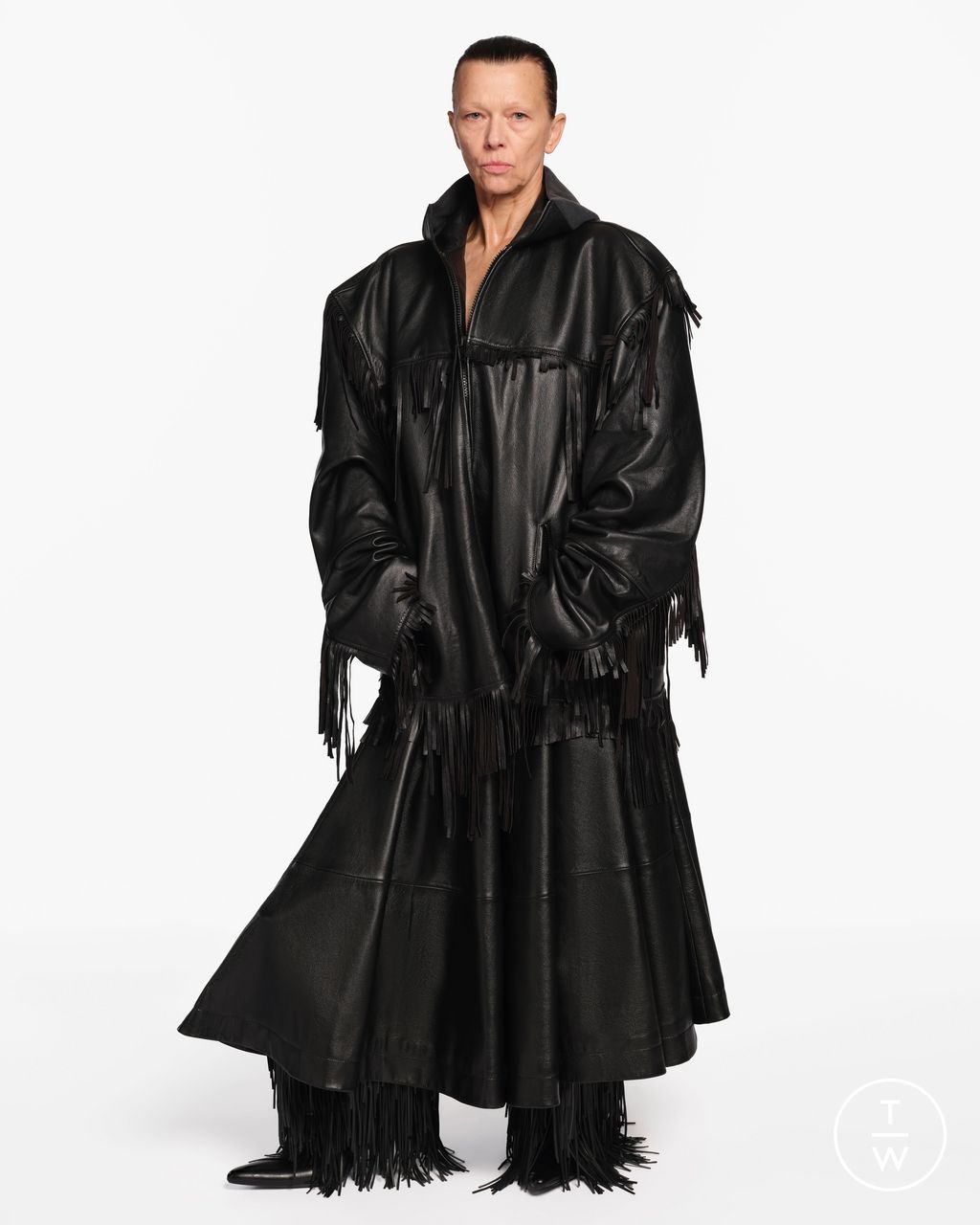 Fashion Week Paris Resort 2026 look 17 from the Balenciaga collection womenswear