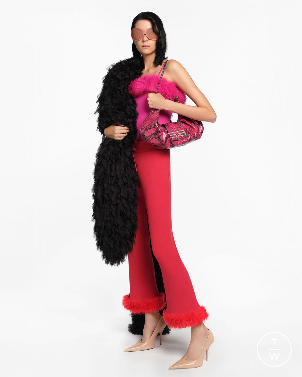 Fashion Week Paris Resort 2026 look 21 from the Balenciaga collection womenswear