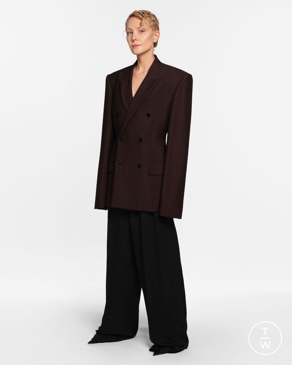 Fashion Week Paris Resort 2026 look 2 from the Balenciaga collection womenswear