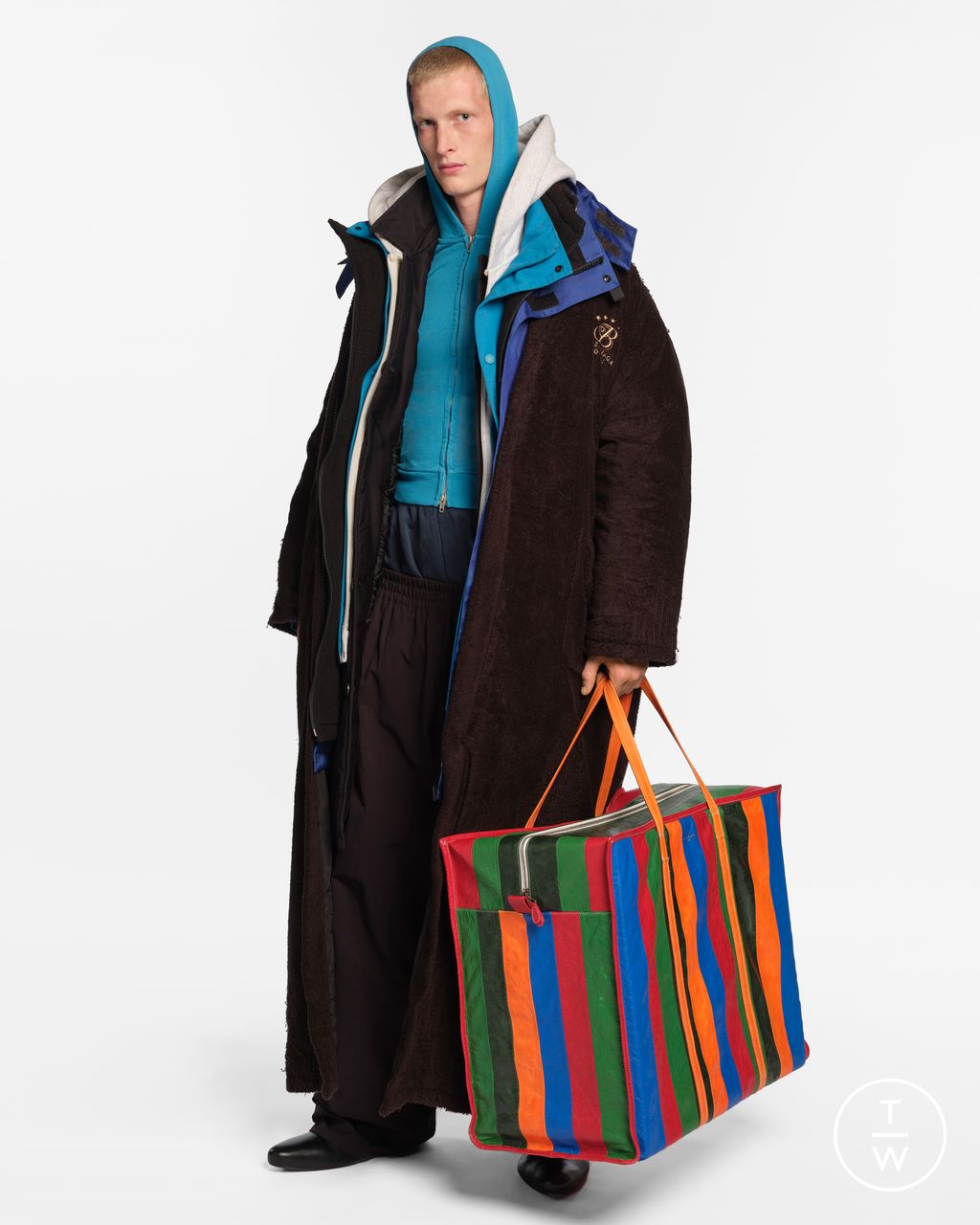 Fashion Week Paris Resort 2026 look 38 from the Balenciaga collection womenswear