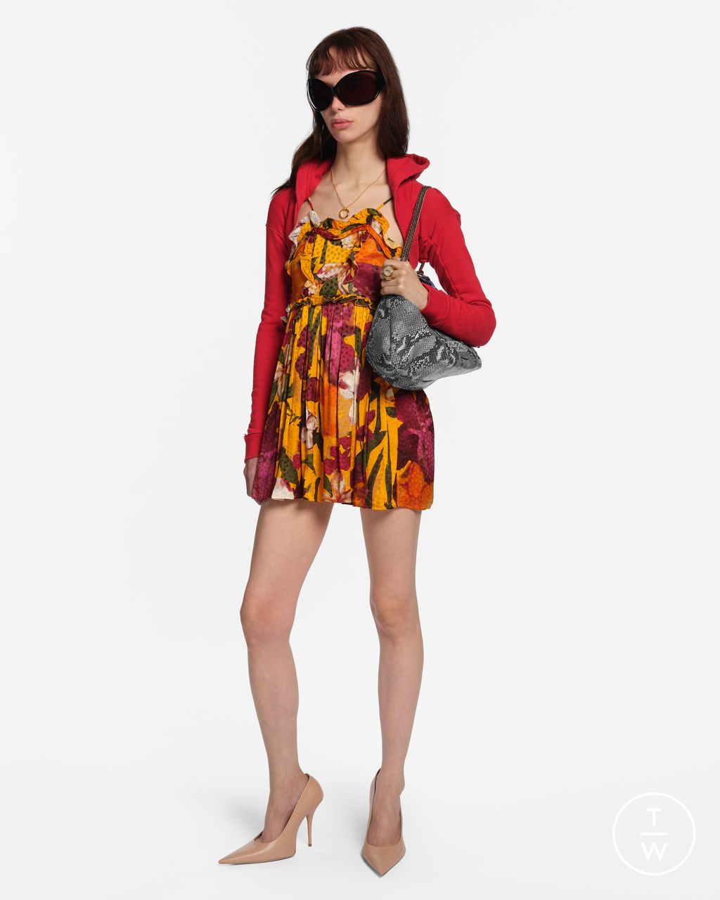Fashion Week Paris Resort 2026 look 39 from the Balenciaga collection womenswear