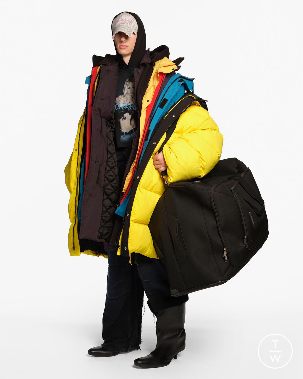 Fashion Week Paris Resort 2026 look 40 from the Balenciaga collection womenswear