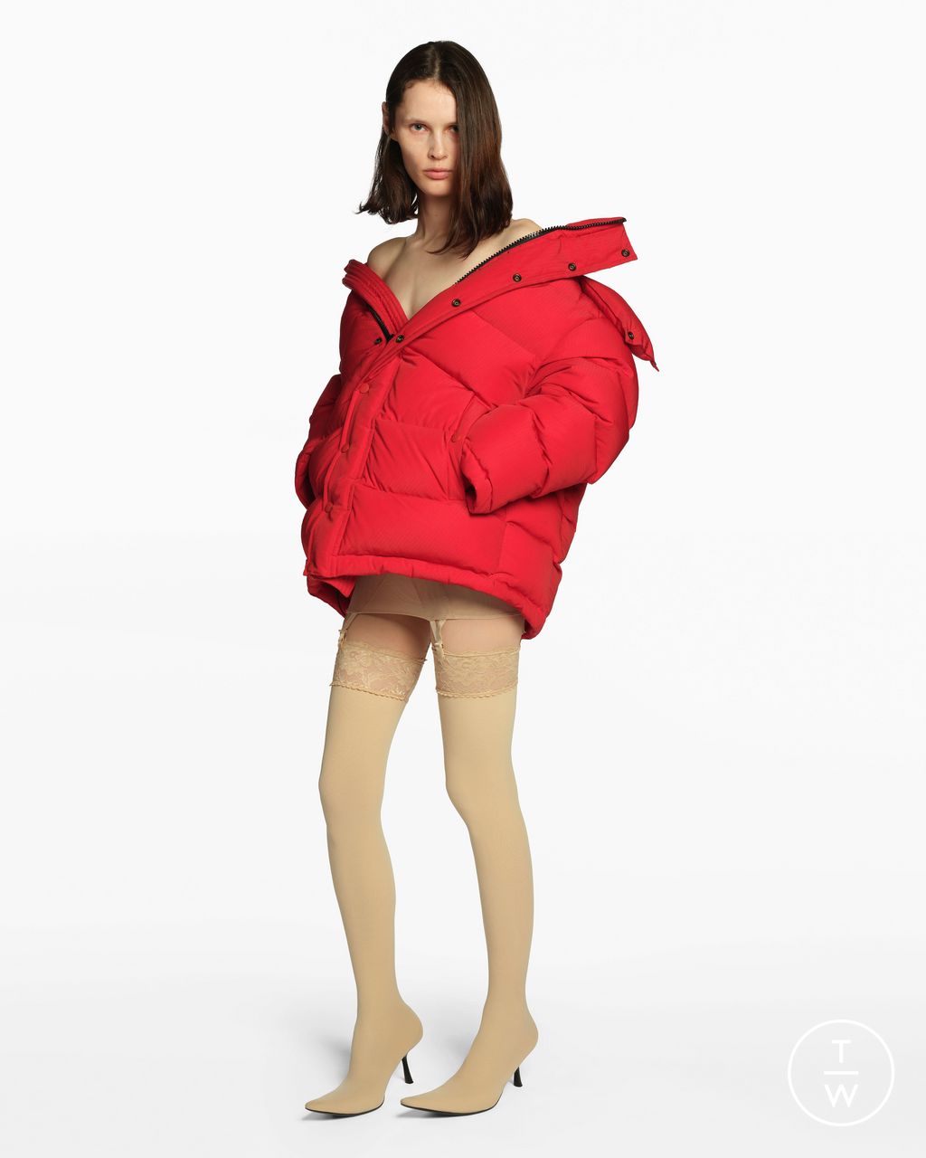 Fashion Week Paris Resort 2026 look 45 from the Balenciaga collection womenswear