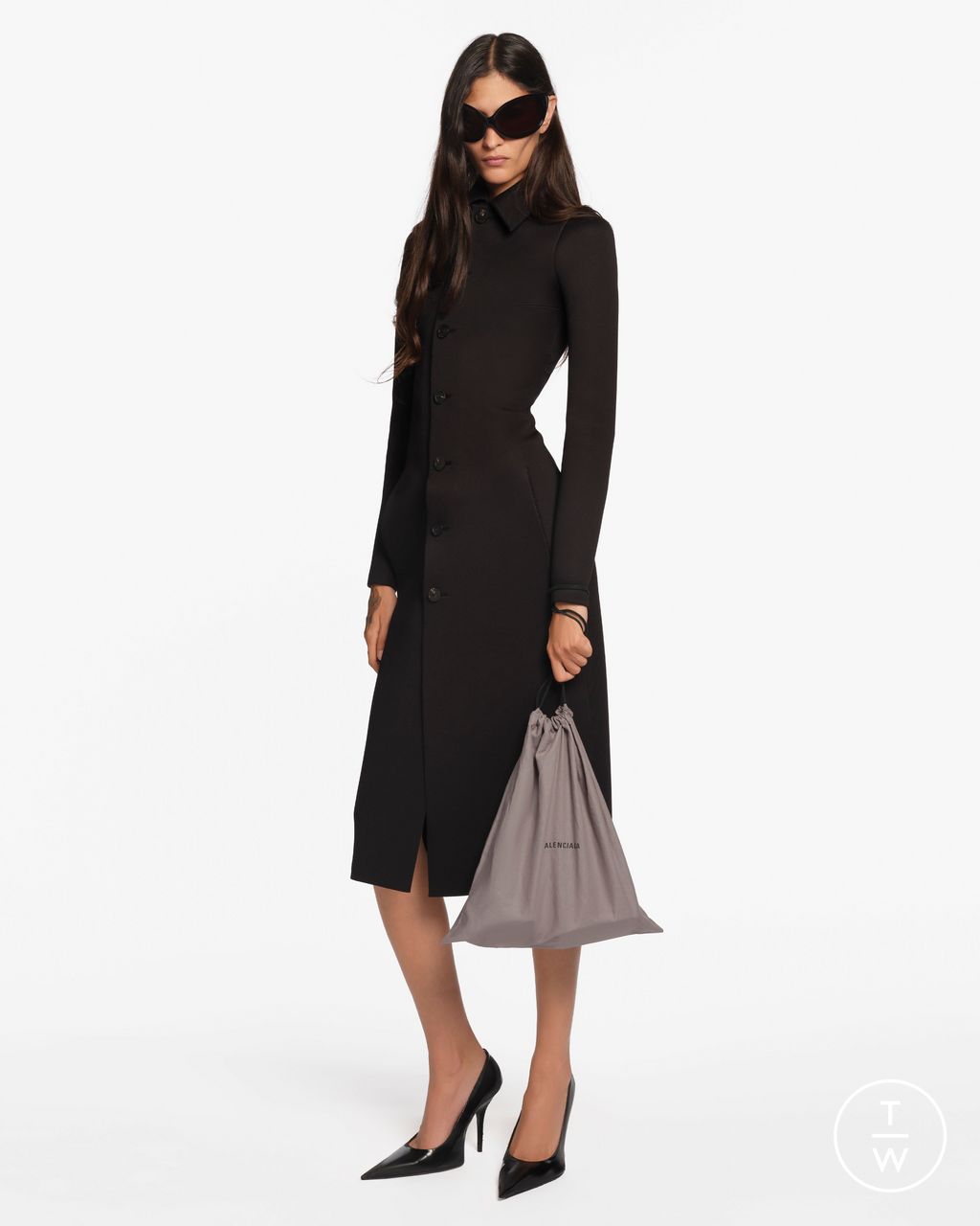 Fashion Week Paris Resort 2026 look 4 from the Balenciaga collection 女装