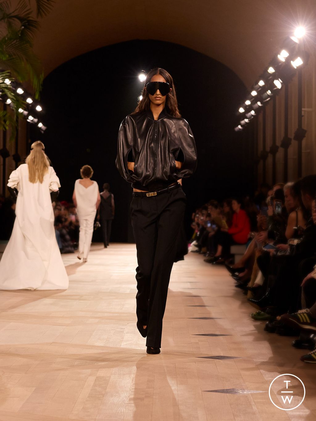 Fashion Week Paris Spring/Summer 2026 look 10 from the Balenciaga collection womenswear