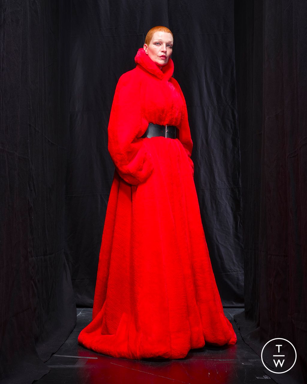 Fashion Week Paris Fall/Winter 2025 look 78 from the Balenciaga collection womenswear