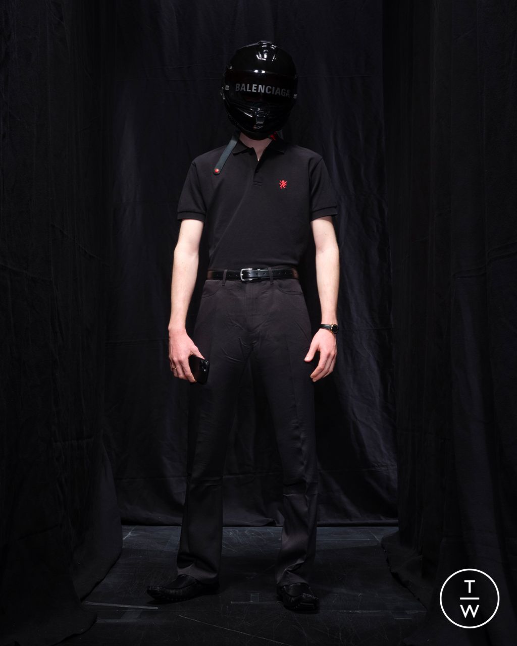 Fashion Week Paris Fall/Winter 2025 look 9 from the Balenciaga collection womenswear