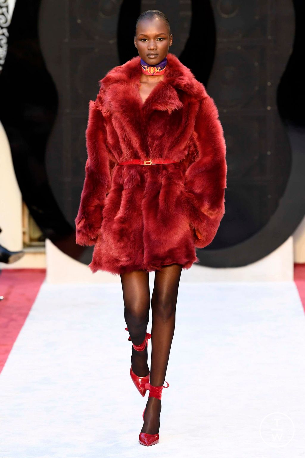 Fashion Week Milan Fall/Winter 2023 look 7 from the Bally collection 女装