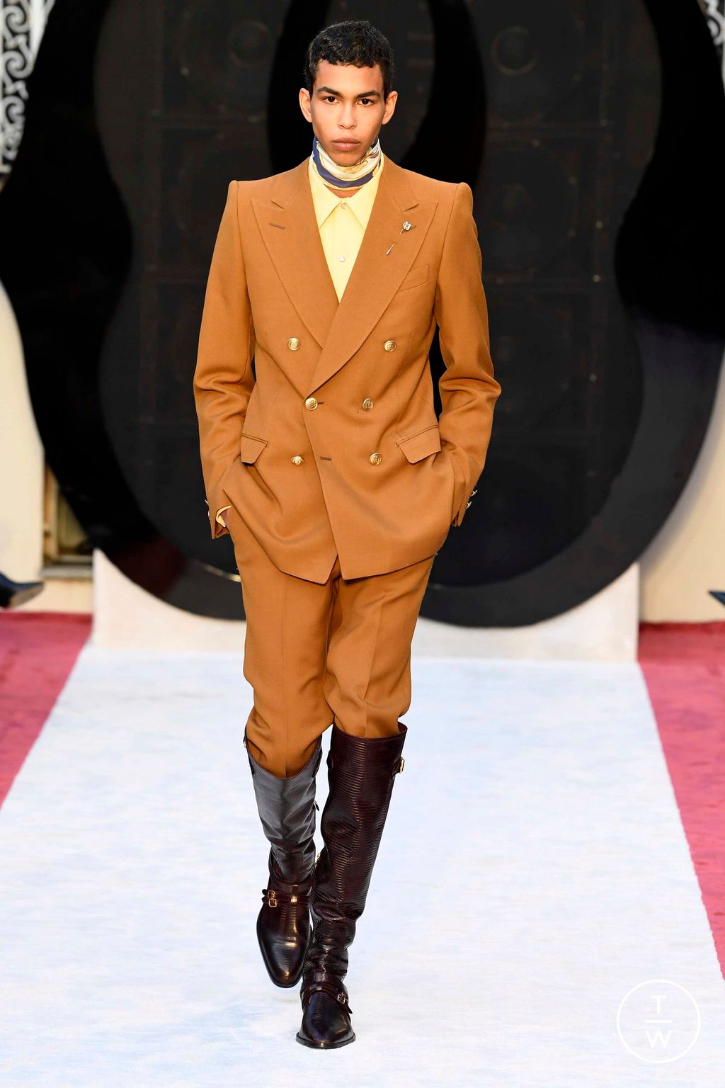 Fashion Week Milan Fall/Winter 2023 look 12 from the Bally collection womenswear