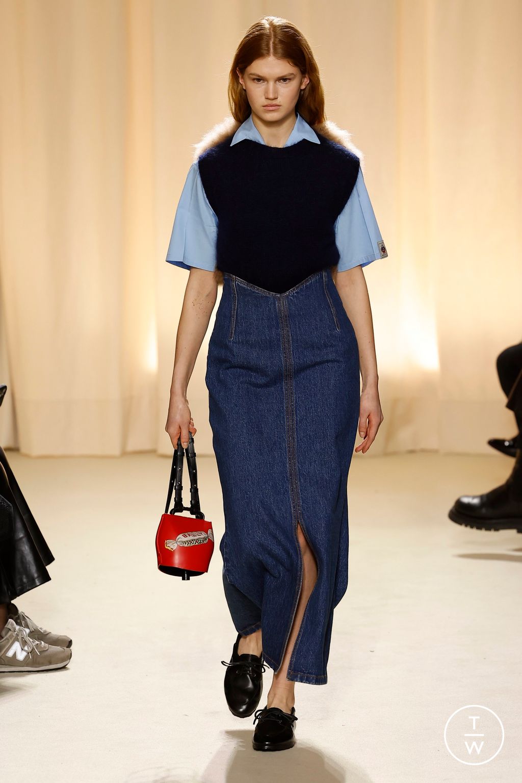 Fashion Week Milan Fall/Winter 2024 look 20 de la collection Bally womenswear