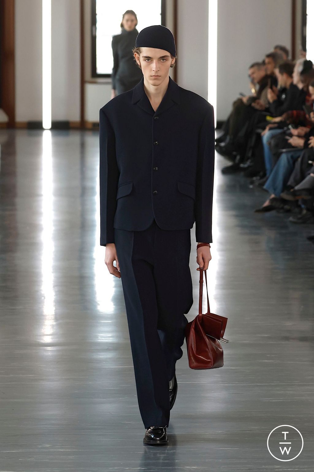 Fashion Week Milan Fall/Winter 2025 look 5 from the Bally collection womenswear