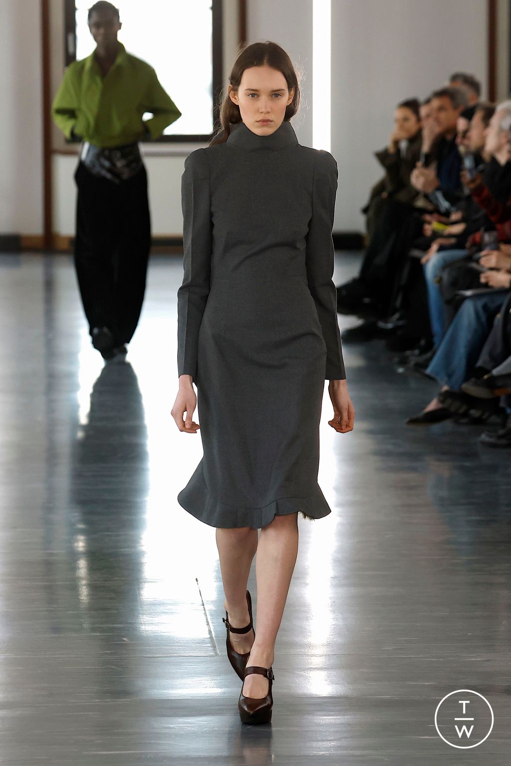 Fashion Week Milan Fall/Winter 2025 look 6 from the Bally collection womenswear