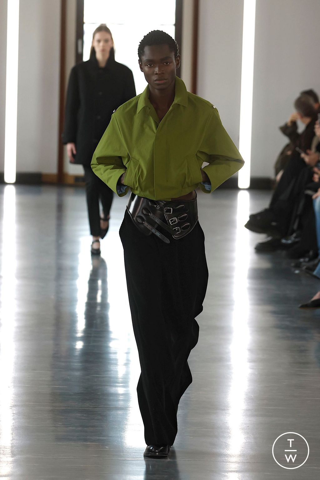 Fashion Week Milan Fall/Winter 2025 look 7 from the Bally collection womenswear