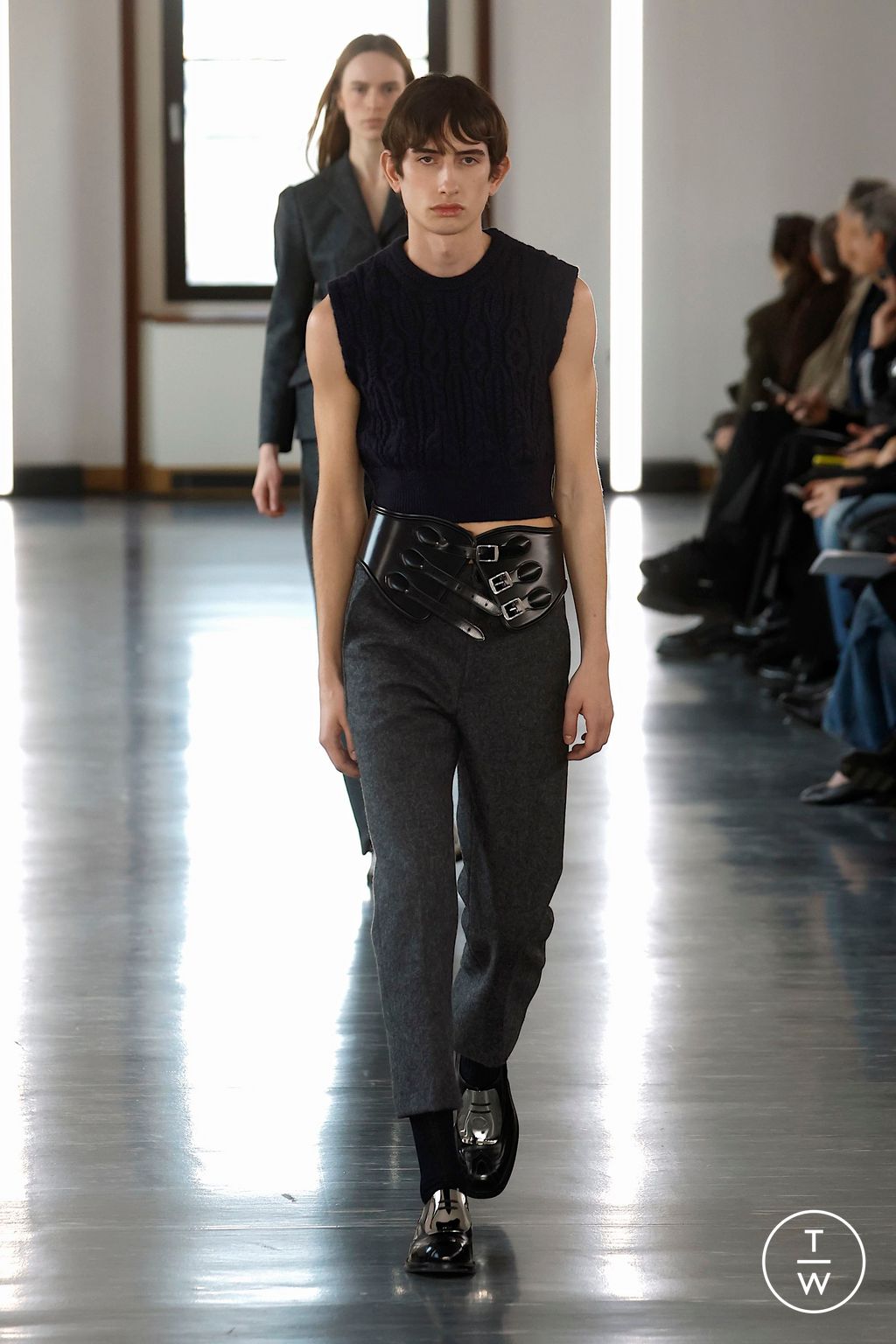 Fashion Week Milan Fall/Winter 2025 look 50 from the Bally collection womenswear