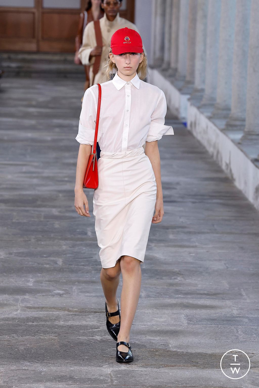 Fashion Week Milan Spring/Summer 2024 look 23 from the Bally collection womenswear