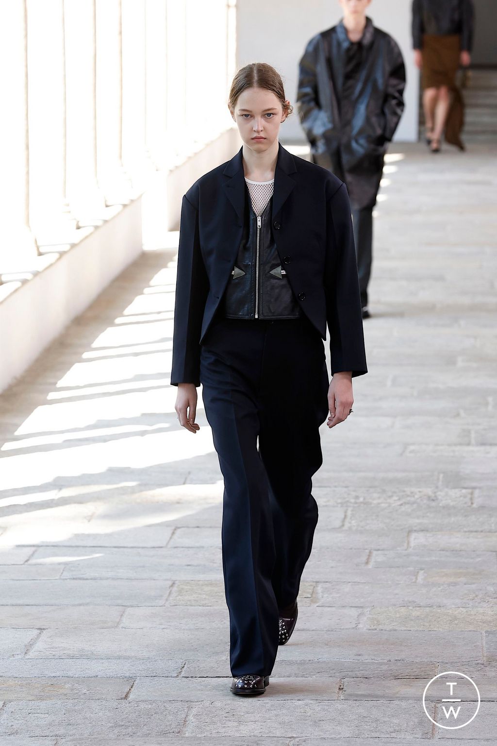 Fashion Week Milan Spring/Summer 2025 look 1 from the Bally collection womenswear