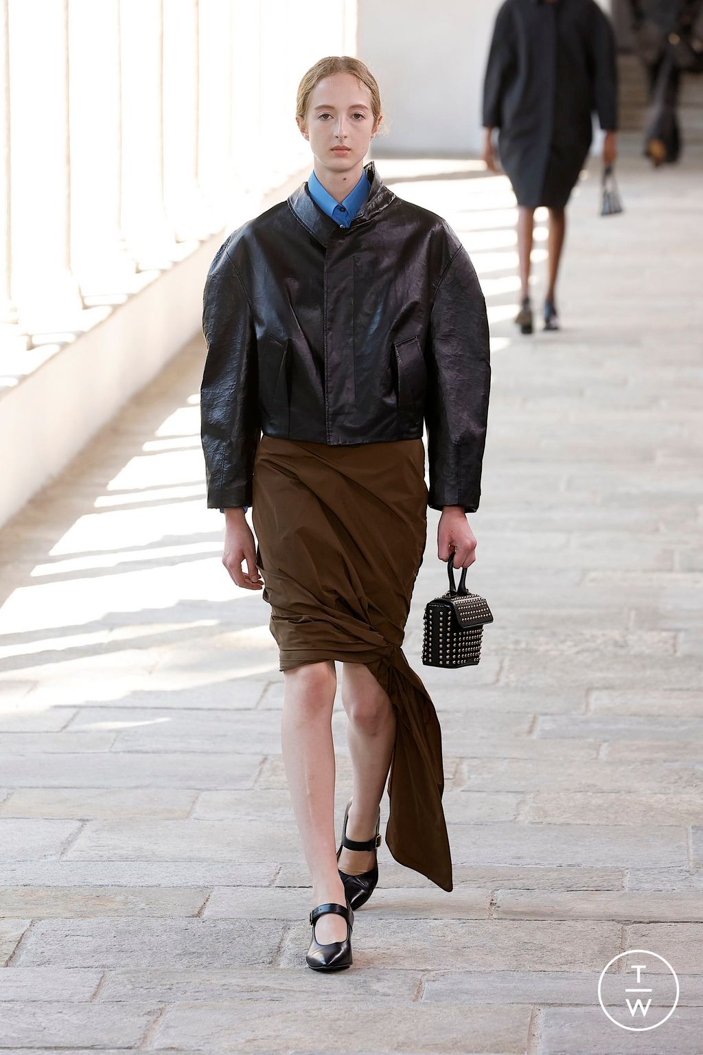 Fashion Week Milan Spring-Summer 2025 look 3 from the Bally collection 女装