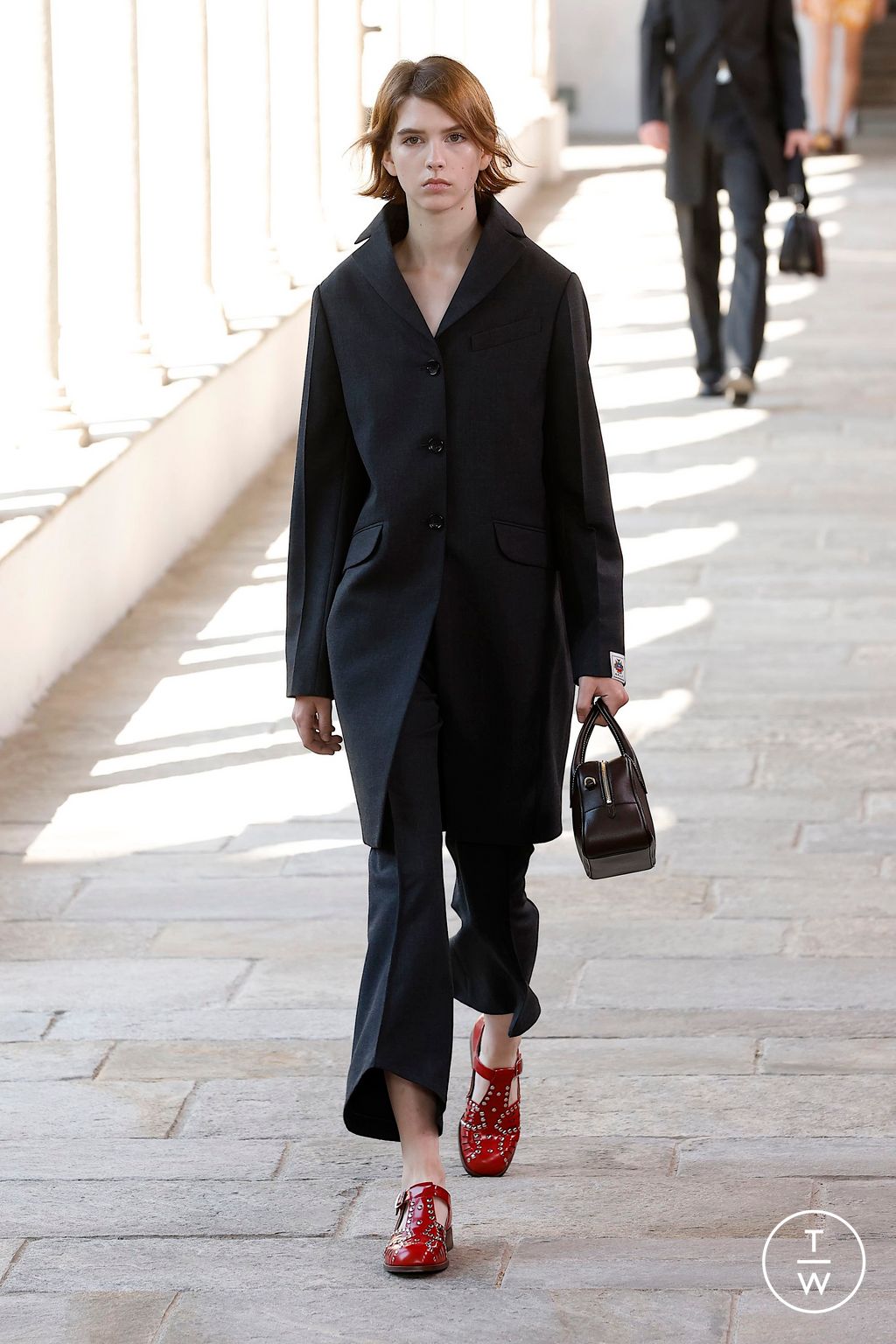 Fashion Week Milan Spring/Summer 2025 look 44 from the Bally collection womenswear